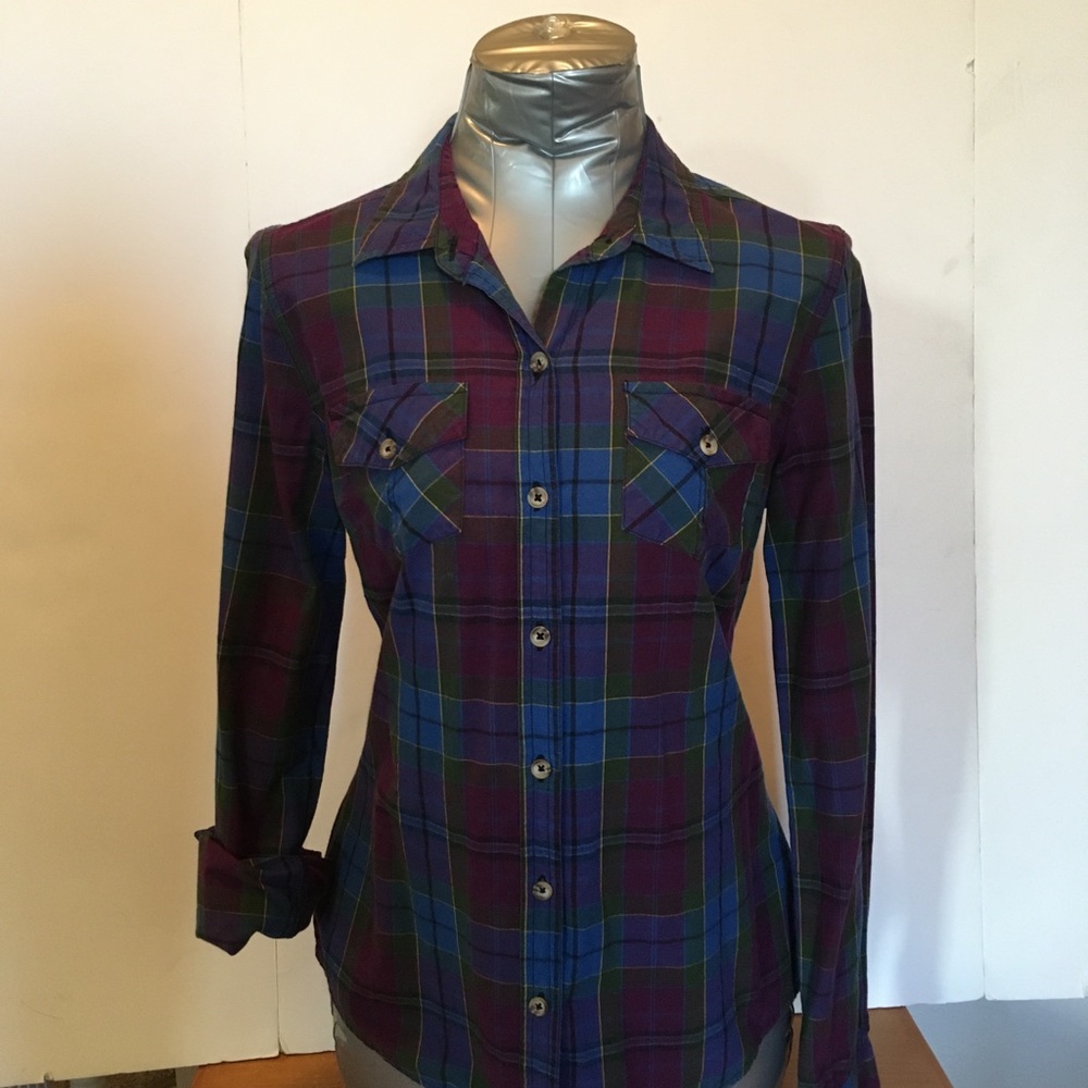 Plaid button up shirt